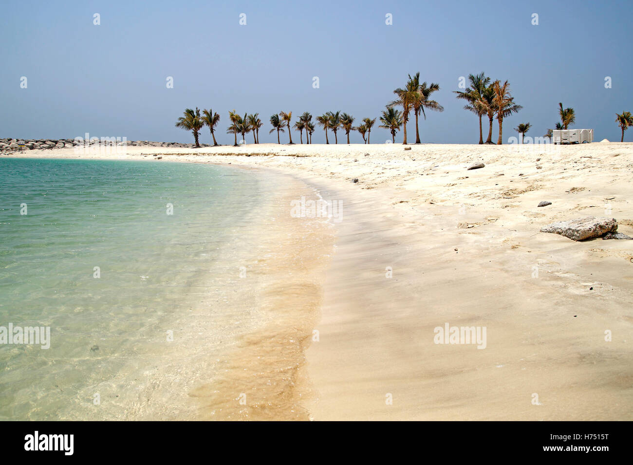 Dubai beach Stock Photo