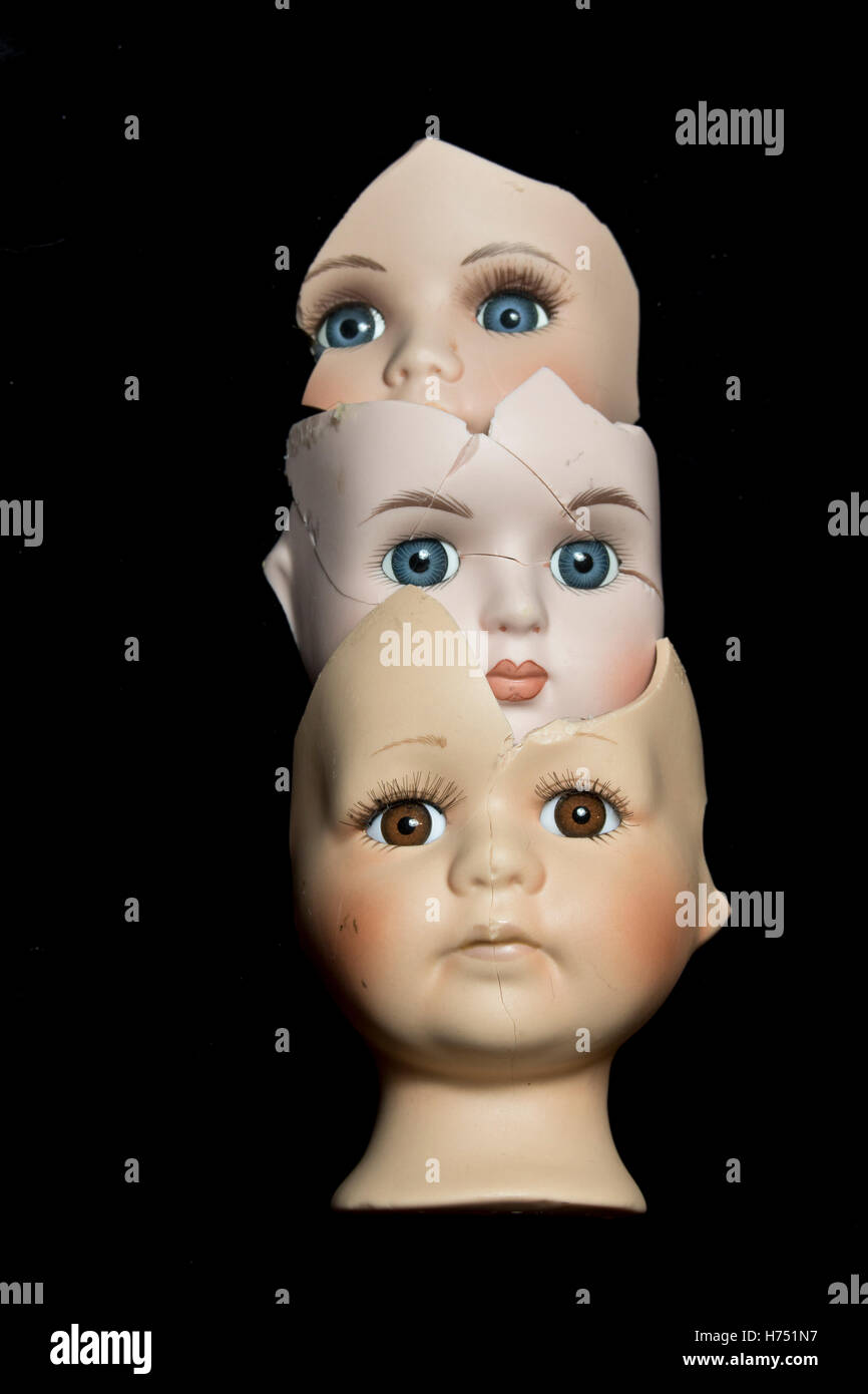 Female Dummy Scary Face, Partially Isolated Stock Photo, Picture and  Royalty Free Image. Image 16318378.