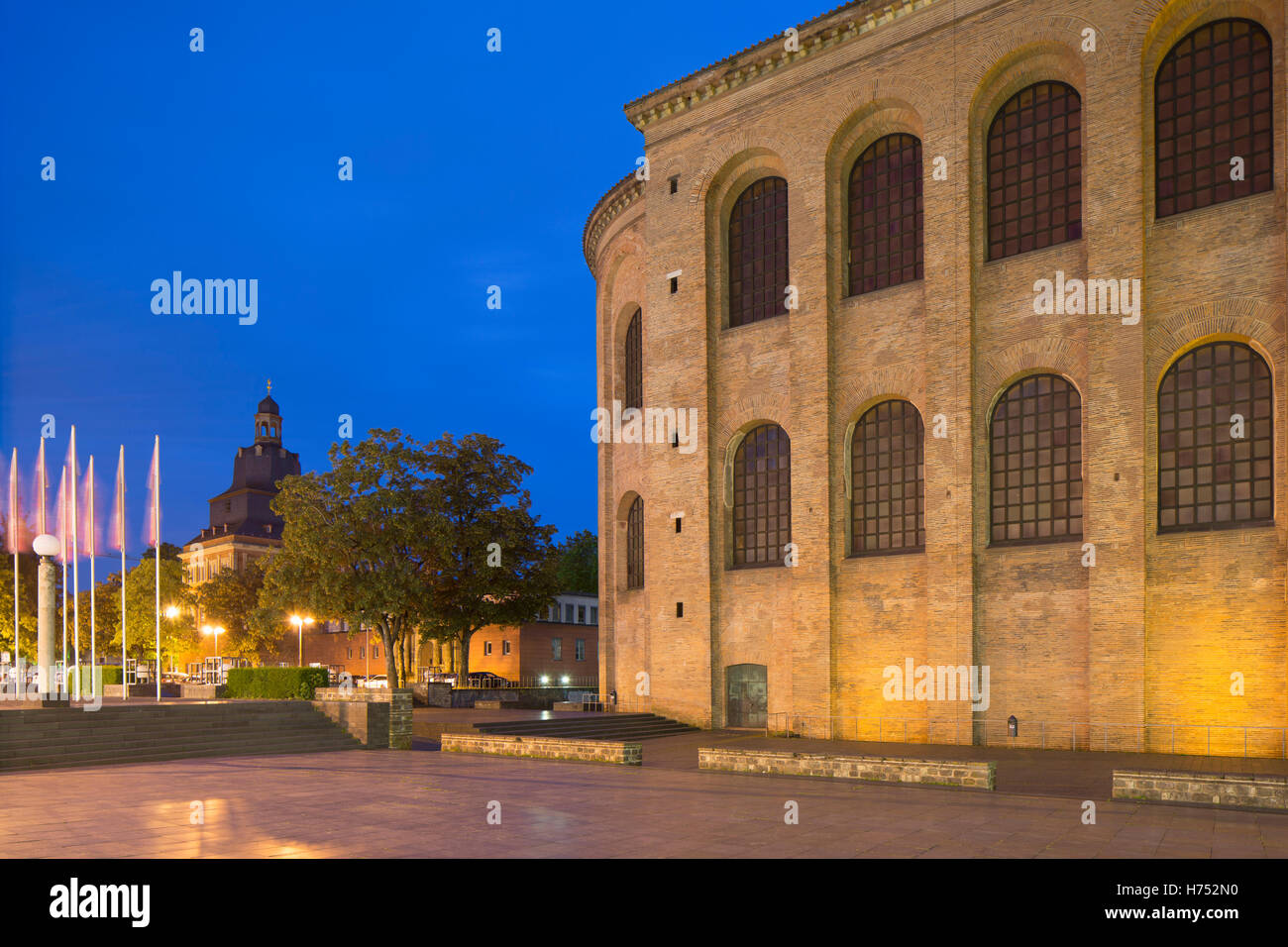 Basilica of Constantine (UNESCO World Heritage Site), Trier, Rhineland-Palatinate, Germany Stock Photo