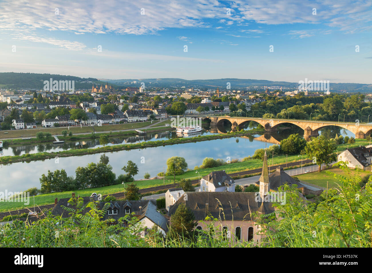 View of Trier, Rhineland-Palatinate, Germany Stock Photo