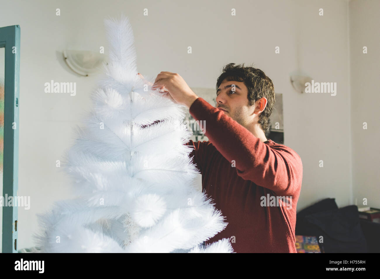 Unpacking of a christmas tree hi-res stock photography and images - Alamy