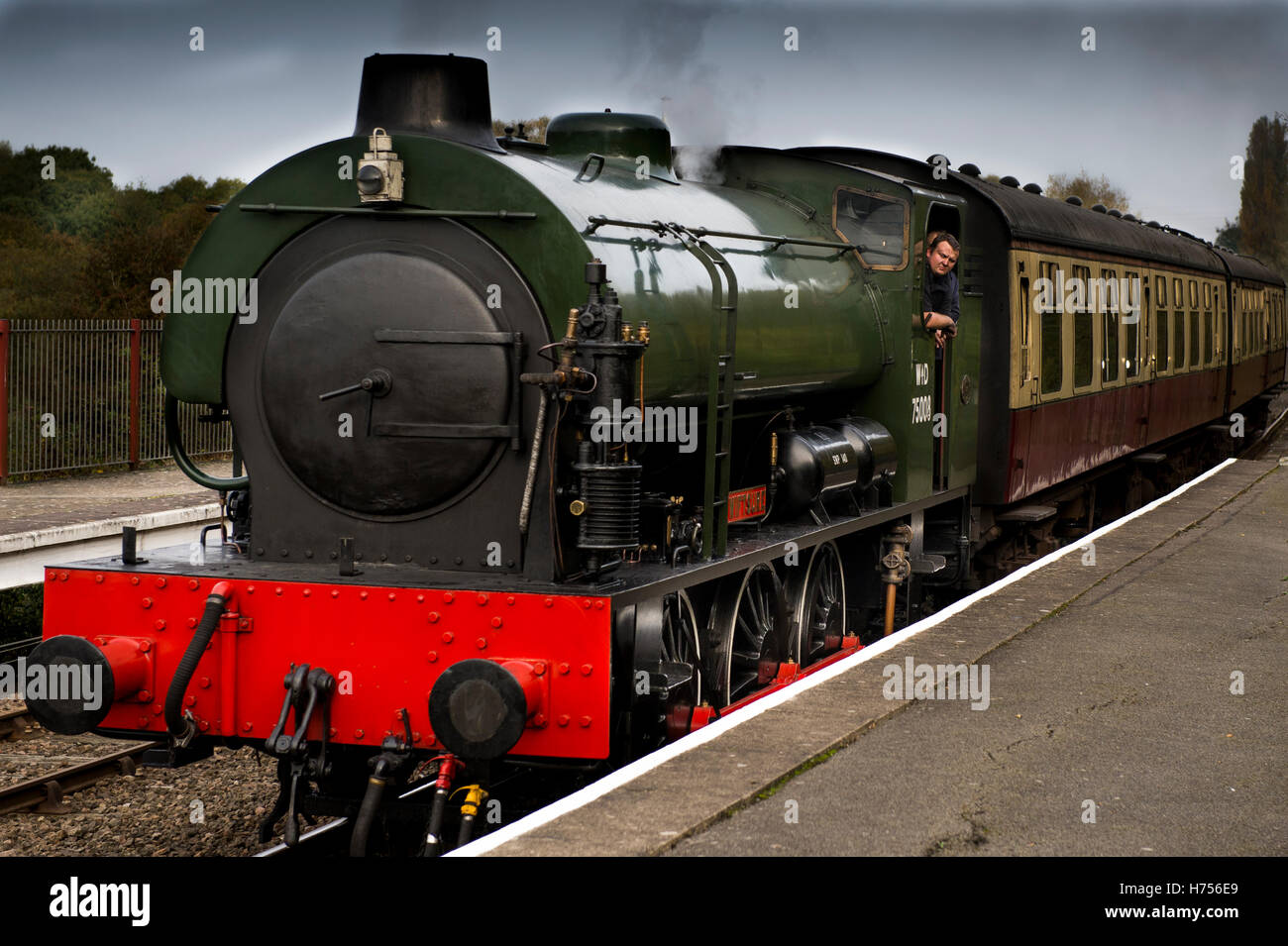 Steam Train Nene Valley Railway Peterborough Stock Photo Alamy