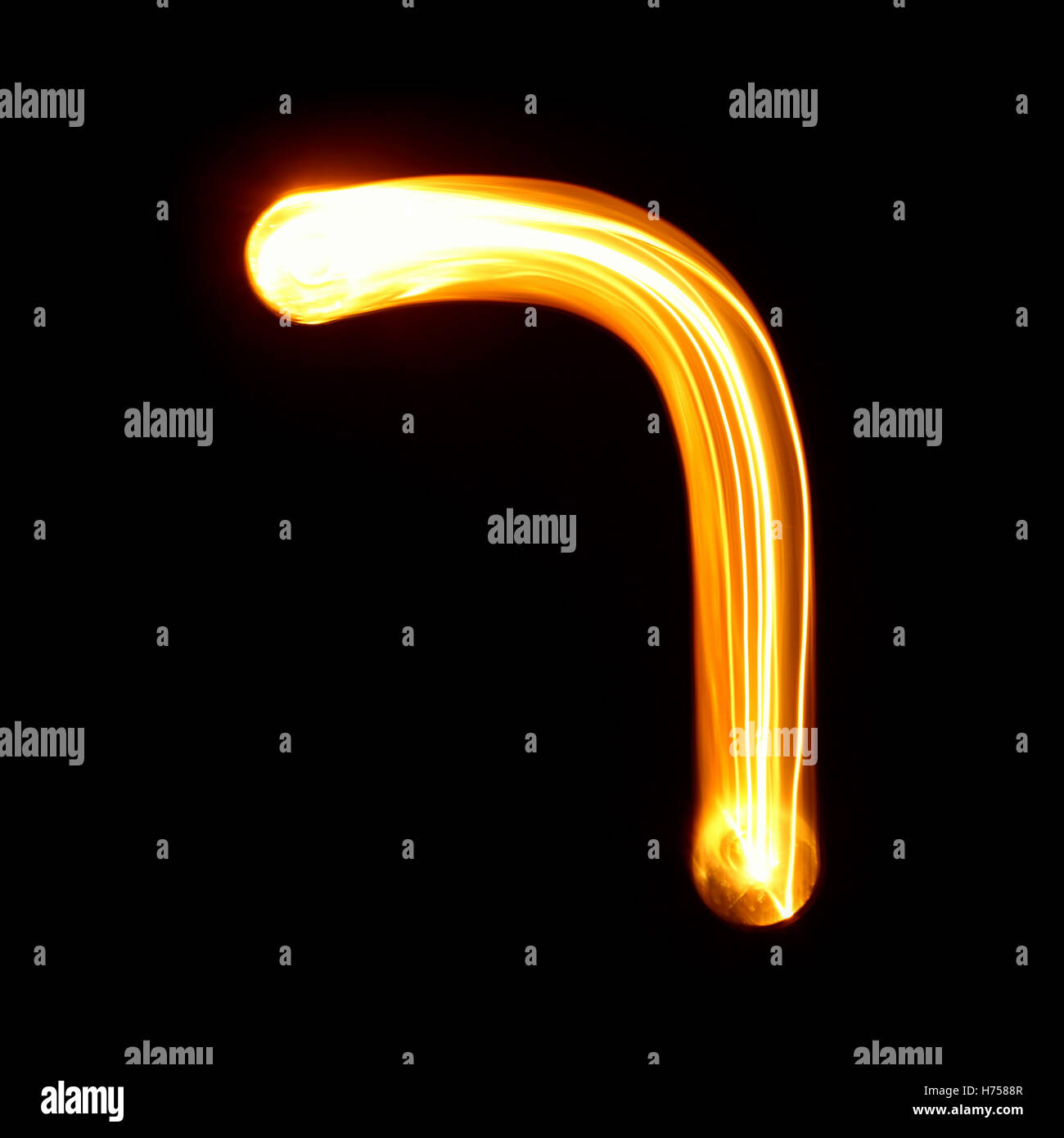 Resh - Letters of hebrew alphabet Stock Photo - Alamy