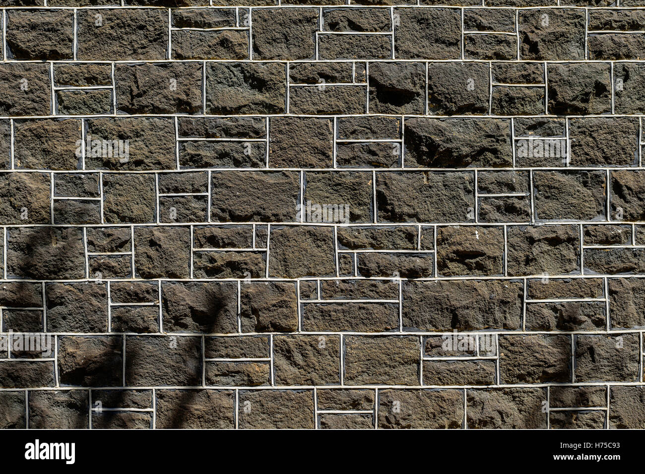 Bluestone historical wall Stock Photo Alamy