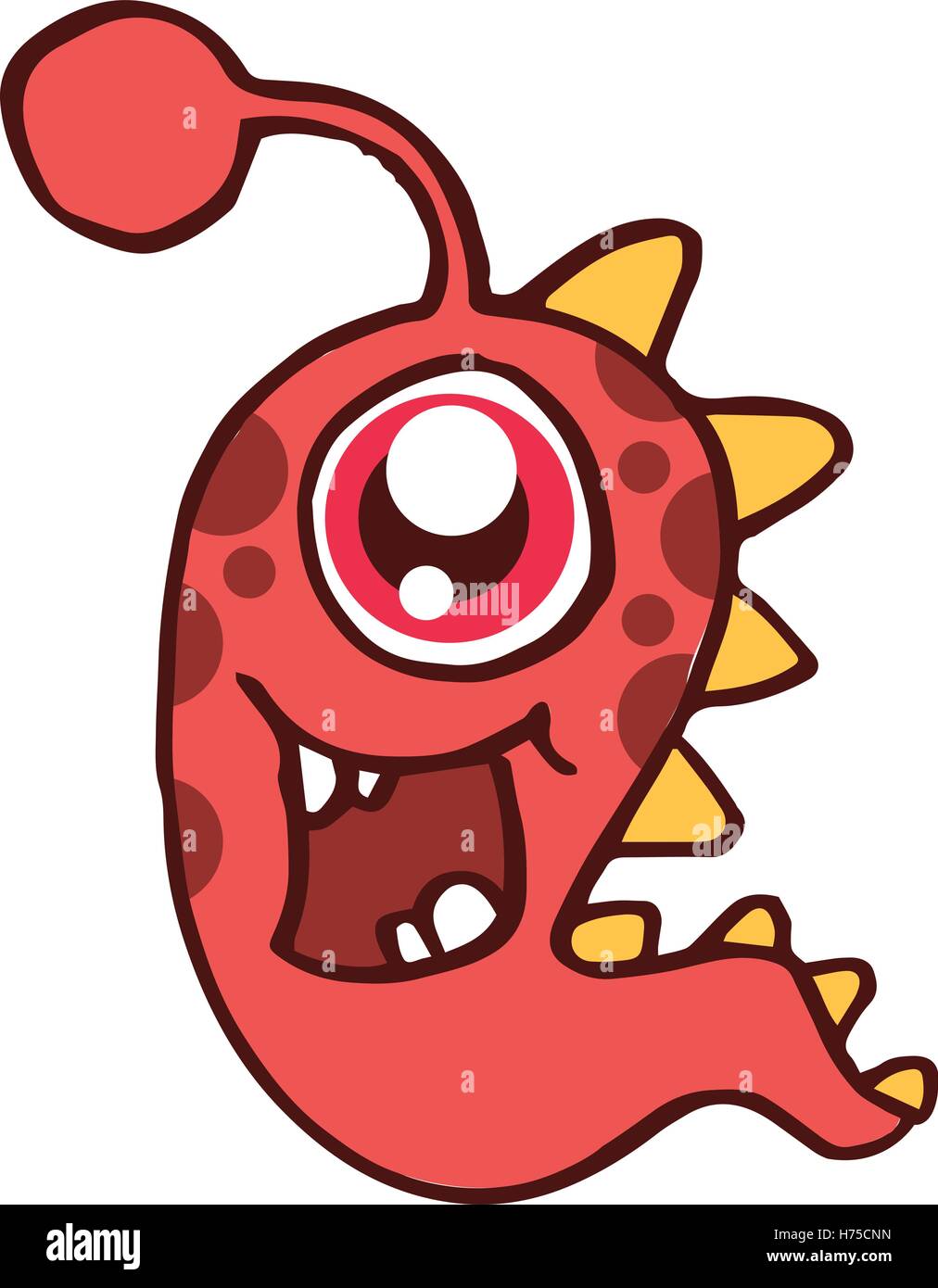 Red monster cartoon vector illustration for kids Stock Vector Image & Art - Alamy Red monster cartoon vector illustration for kids Stock Vector Image & Art - Alamy