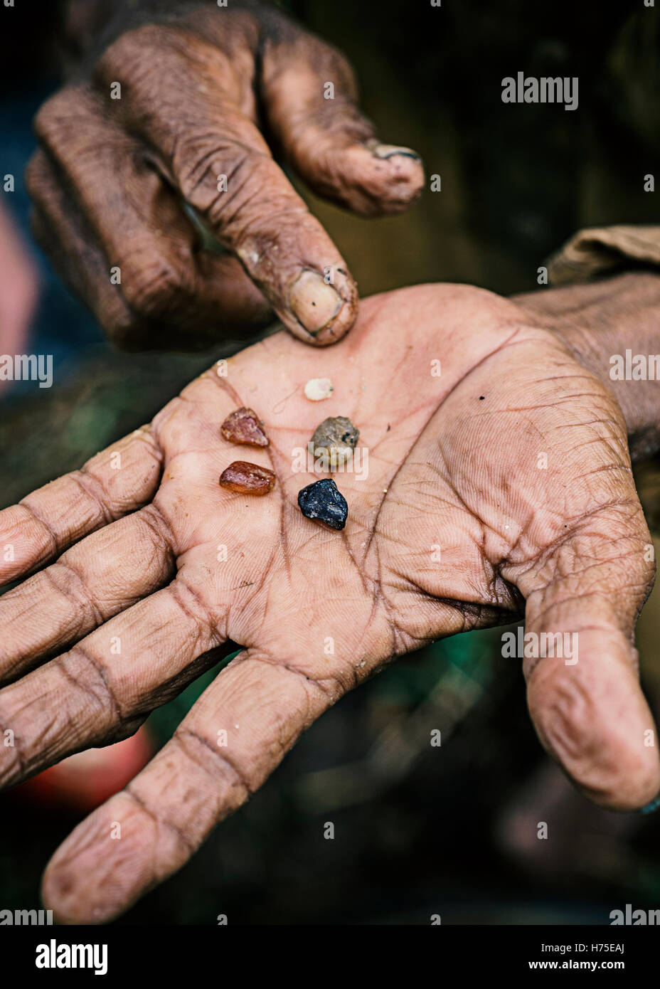 Gem Mining, Sri Lanka Stock Photo Alamy
