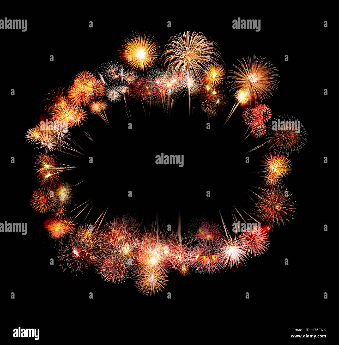 New Year firework sparklers at night, blank for text Stock Photo - Alamy