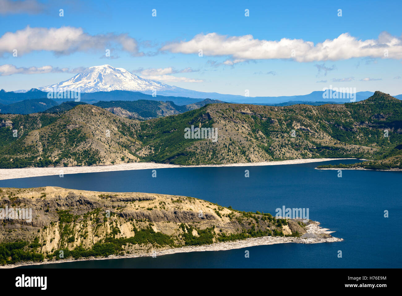 Mount St. Helens National Volcanic Stock Photo Alamy