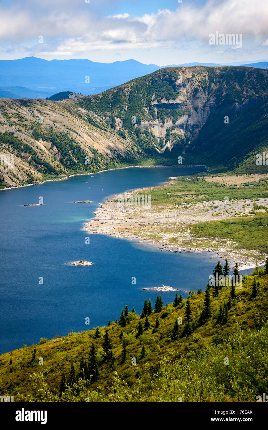 Mount St. Helens National Volcanic Stock Photo Alamy