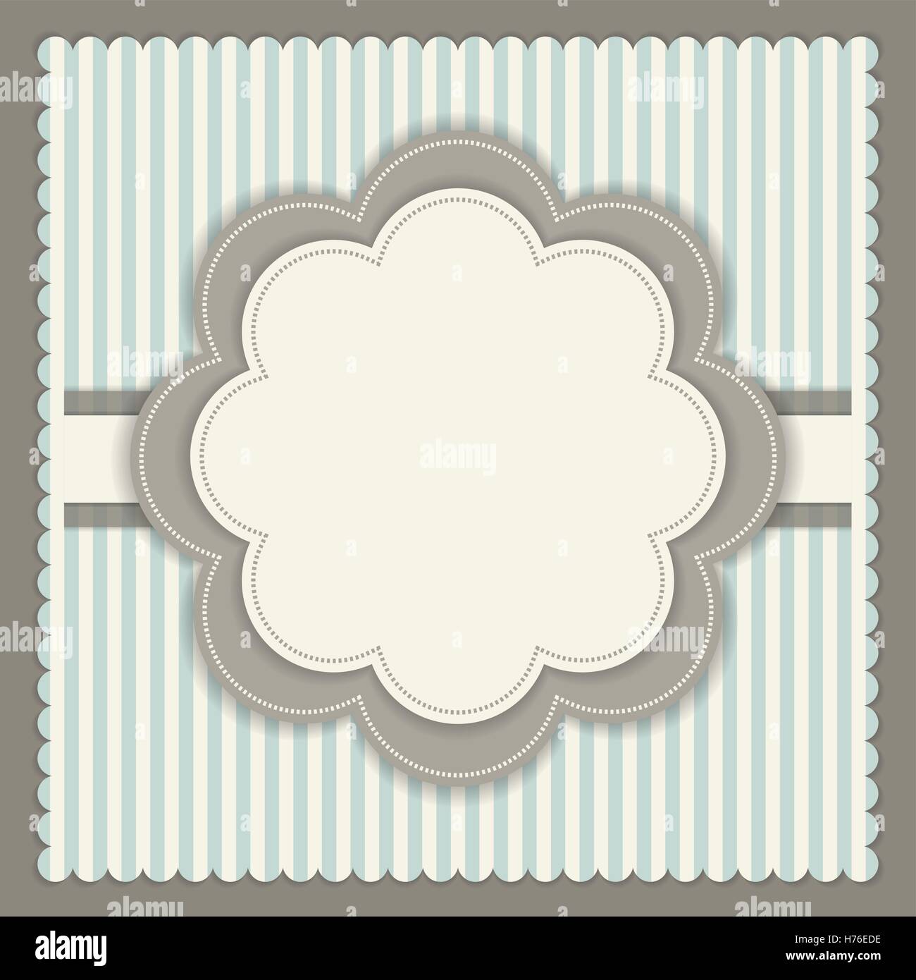 Retro Invitation Shape Retro Invitation Card Stock Vector Image & Art - Alamy