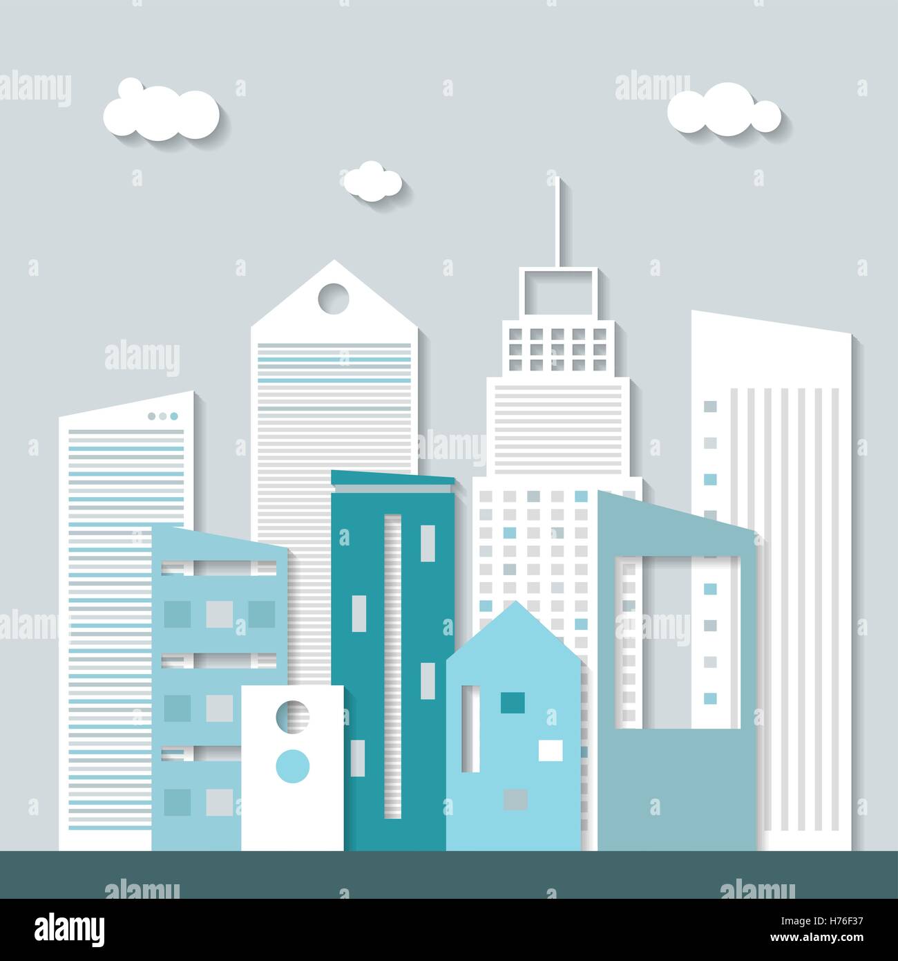 Modern city development Stock Vector Images - Alamy