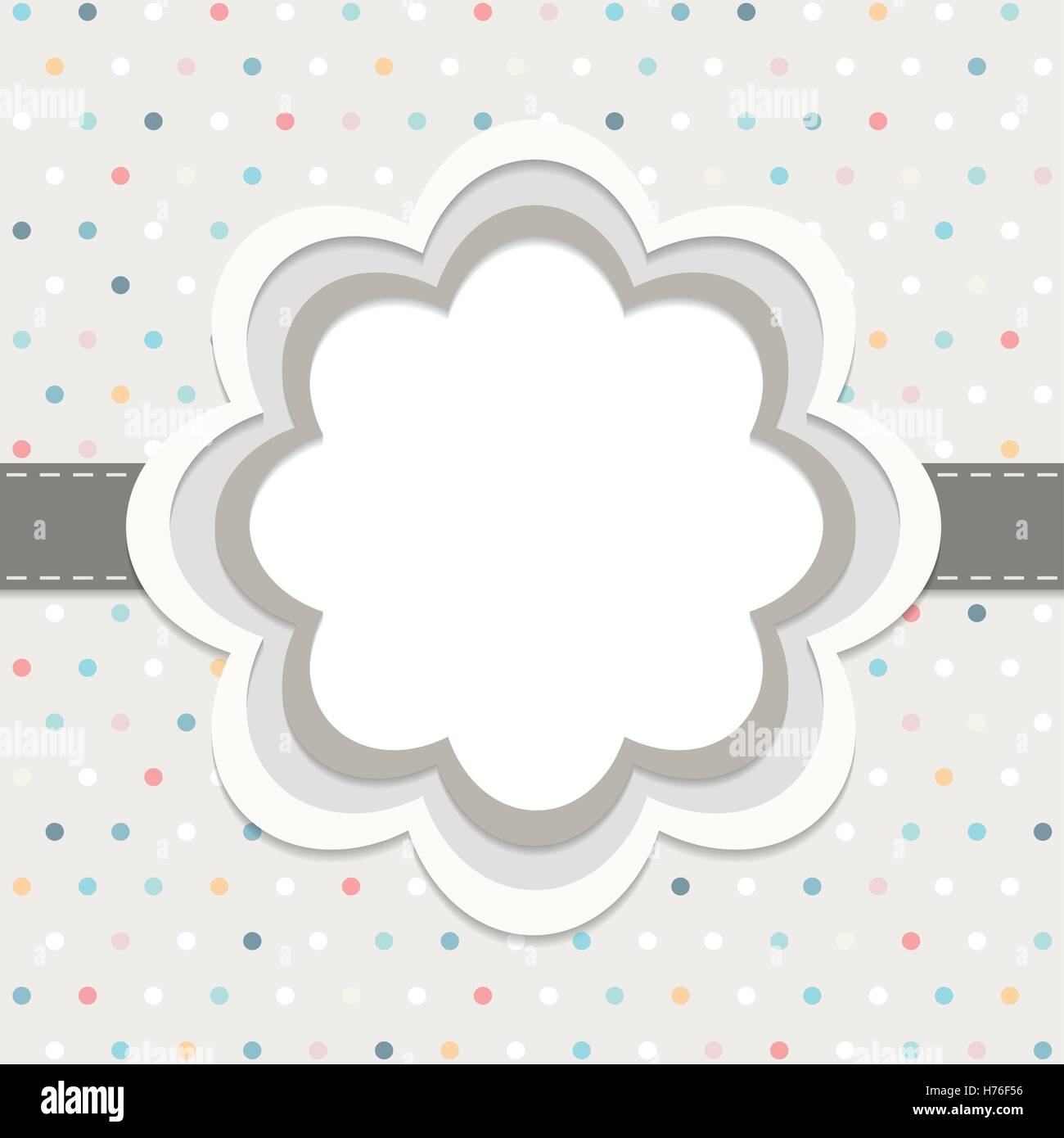 Retro Invitation Shape Retro Invitation Card Stock Vector Image & Art - Alamy