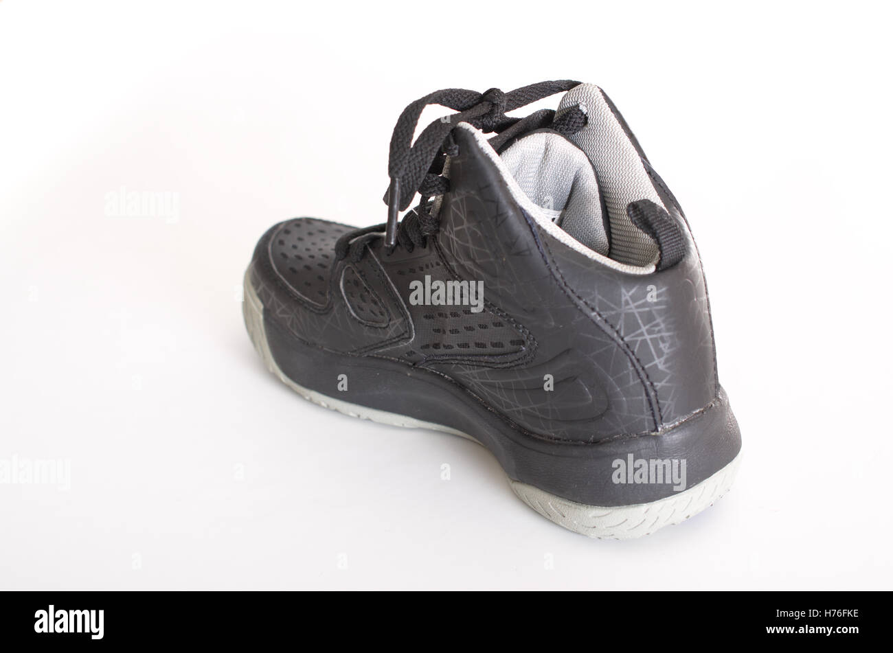 Geometric Floral Fall Black Kid's Ipottaa Basketball / Sport High Top Shoes main image 0