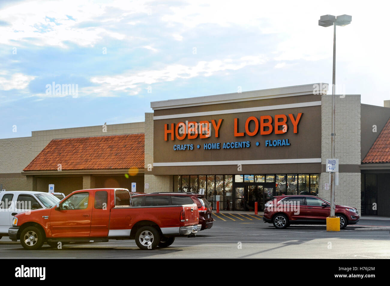 Hobby Lobby storefront Lake Havasu City, Arizona Stock Photo