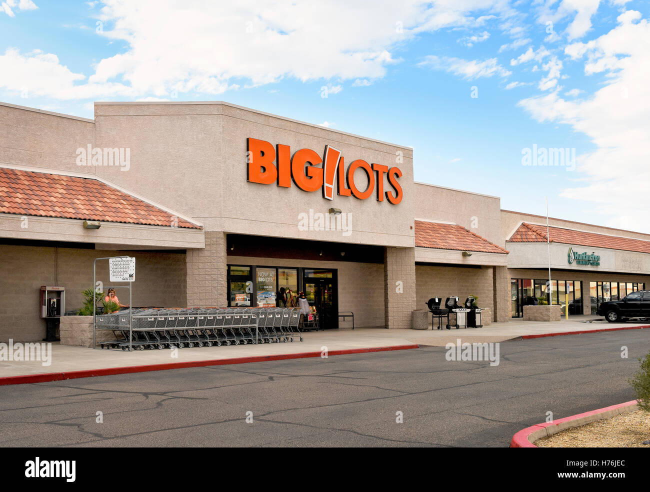 Big Lots Store in Lake Havasu City, Arizona Stock Photo