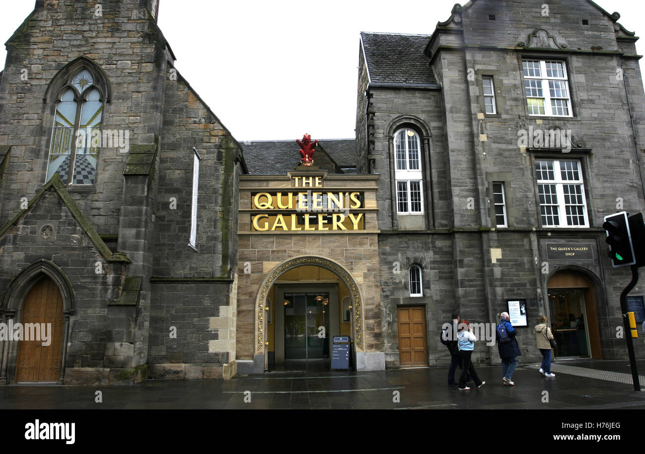 The Queens Gallery at the Palace of Holyroodhouse, Edinburgh, Scotland Stock Photo Alamy