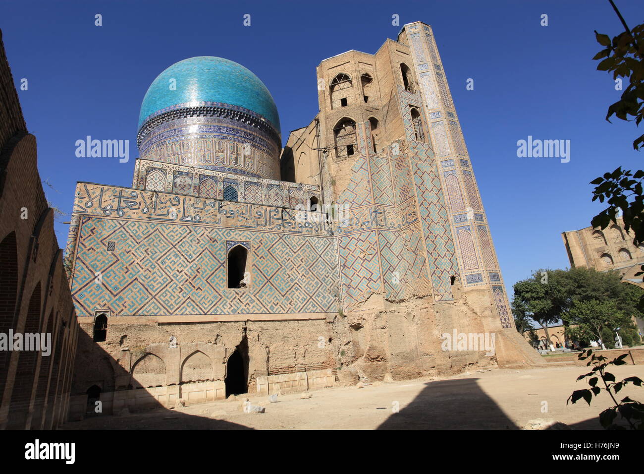 Bibi-Khanym Mosque, Samarkand, Uzbekistan. Stock Photo