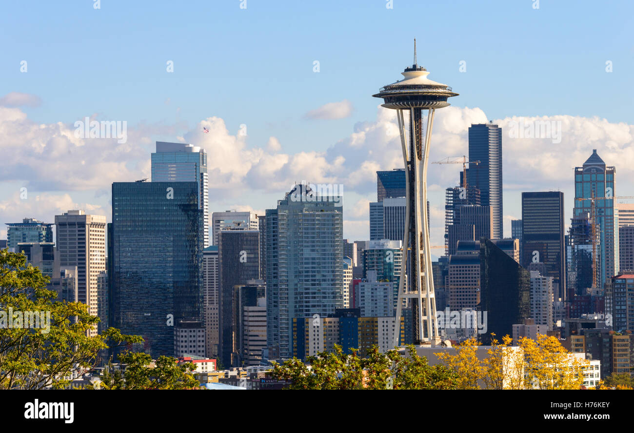 Seattle Space Needle Stock Photo Alamy