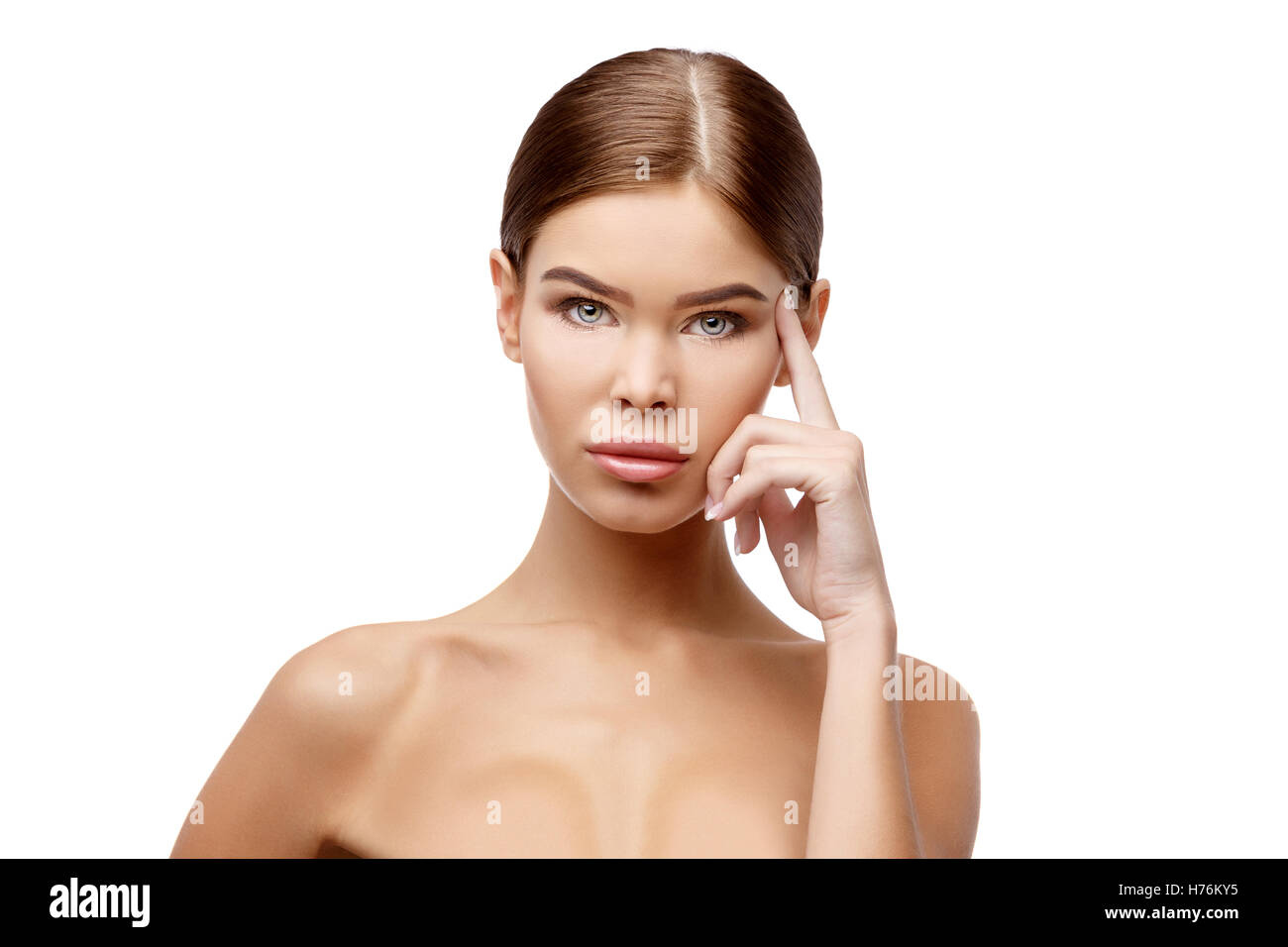 Woman bronzed skin hi-res stock photography and images - Alamy