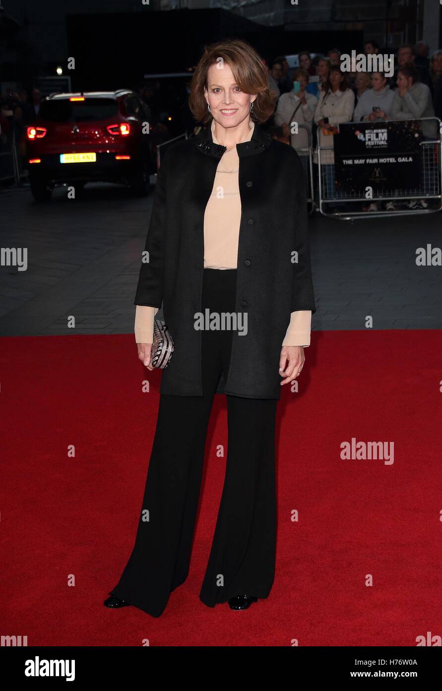 London, UK. Sigourney Weaver at the 60th BFI London Film Festival "A ...
