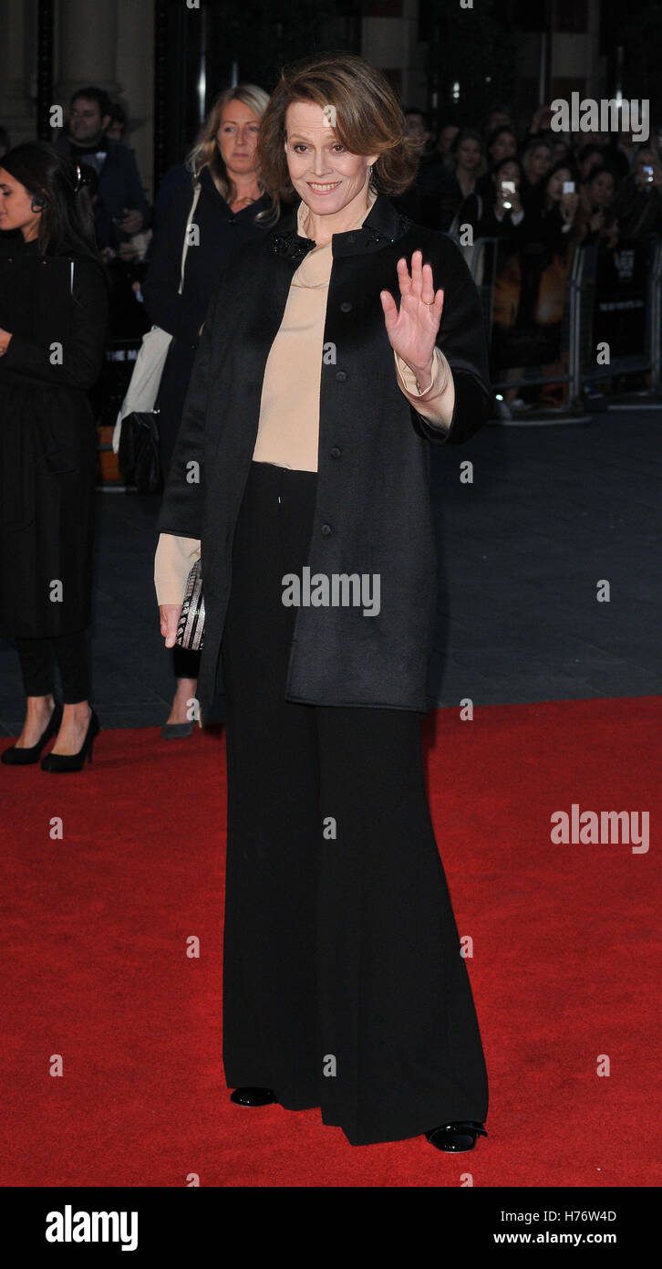 London, UK Sigourney Weaver at the 60th BFI London Film Festival "A ...