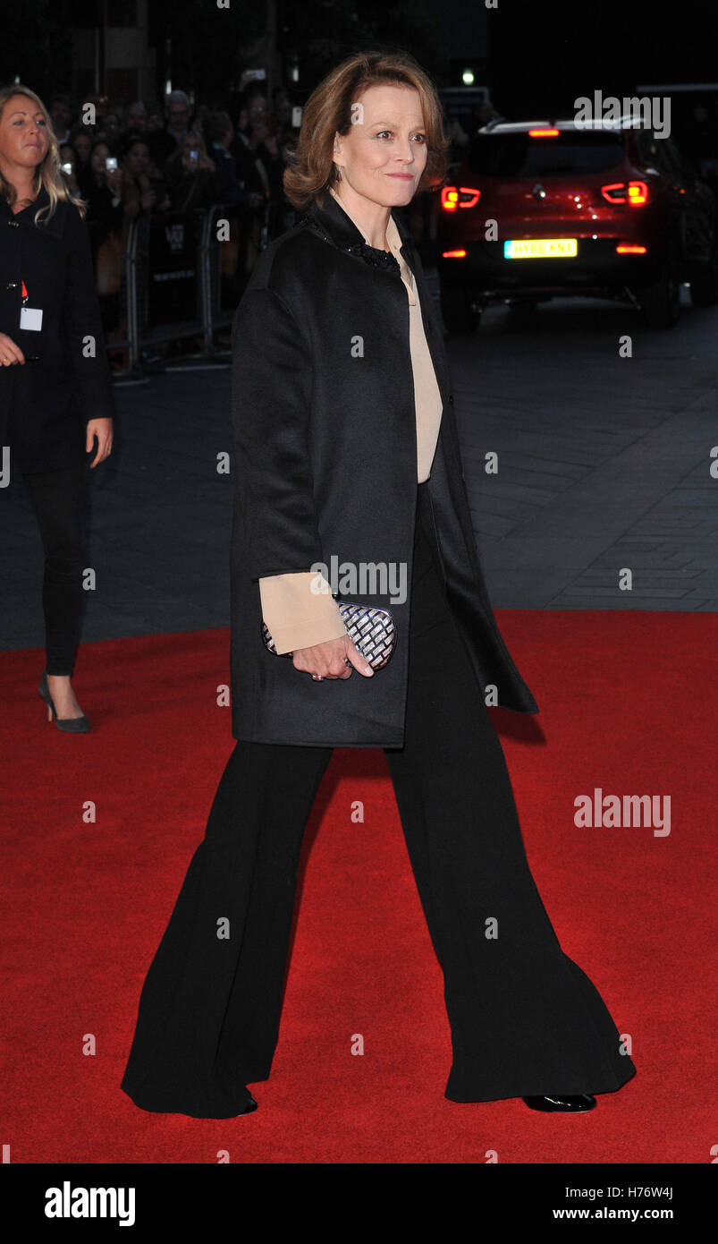 London, UK Sigourney Weaver at the 60th BFI London Film Festival "A ...