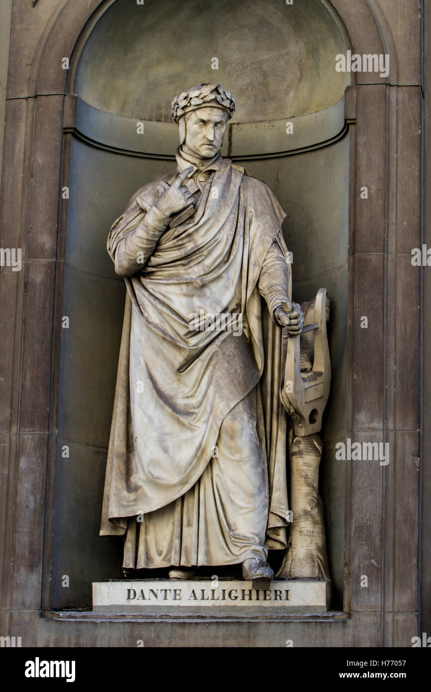 Dante monument hi-res stock photography and images - Alamy