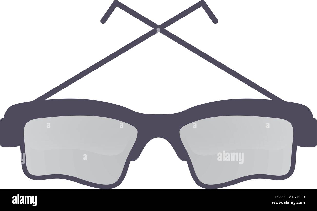 style sunglasses isolated icon vector illustration design Stock Vector ...