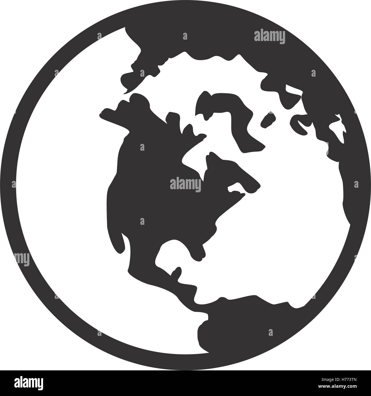 world planet earth isolated icon vector illustration design Stock ...