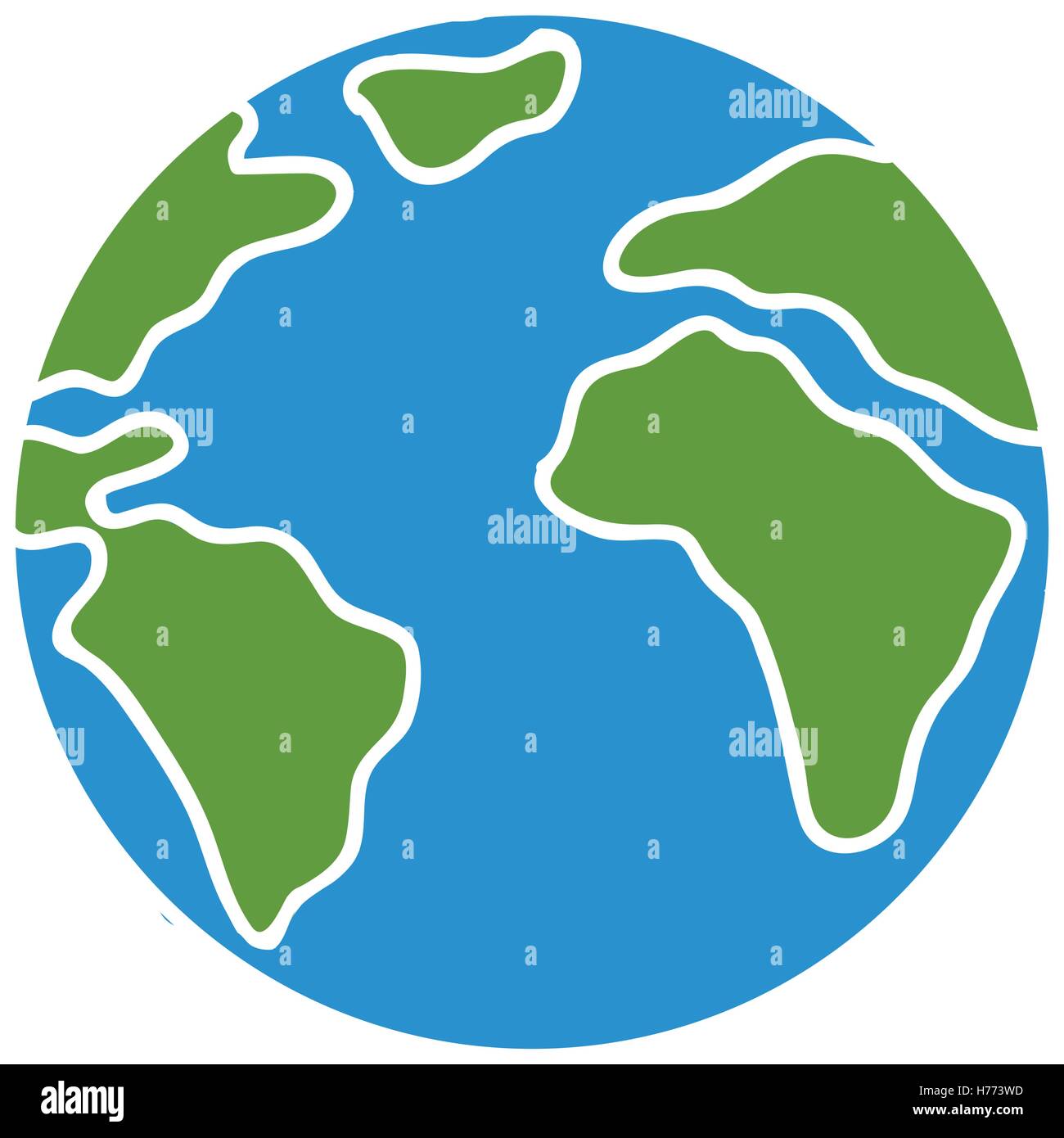 world planet earth isolated icon vector illustration design Stock ...