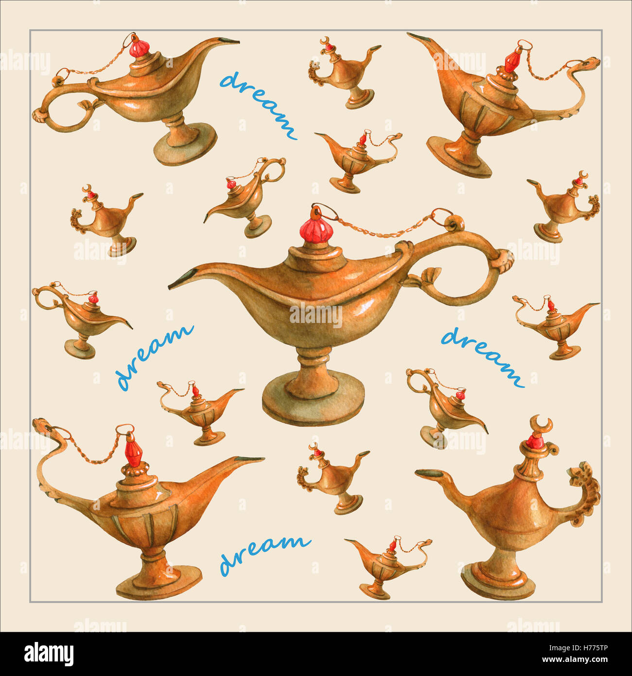 Disney Aladdin Lamp Drawing