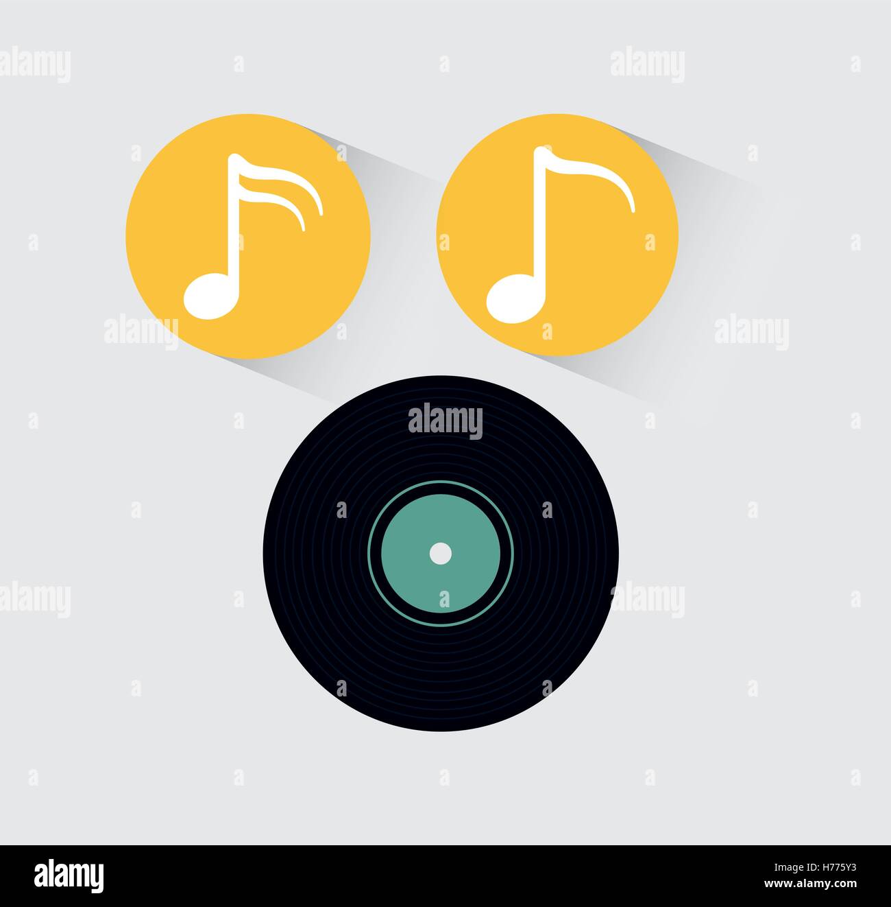 vinyl music vintage icon vector illustration graphic design Stock ...