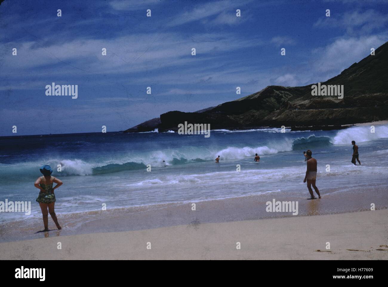 Vintage summer beach 1965 hi-res stock photography and images - Alamy