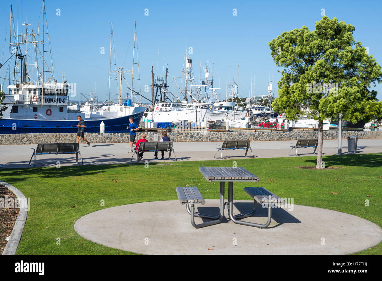 Ruocco Park, Tuna Harbor, San Diego, California, USA Stock Photo Alamy