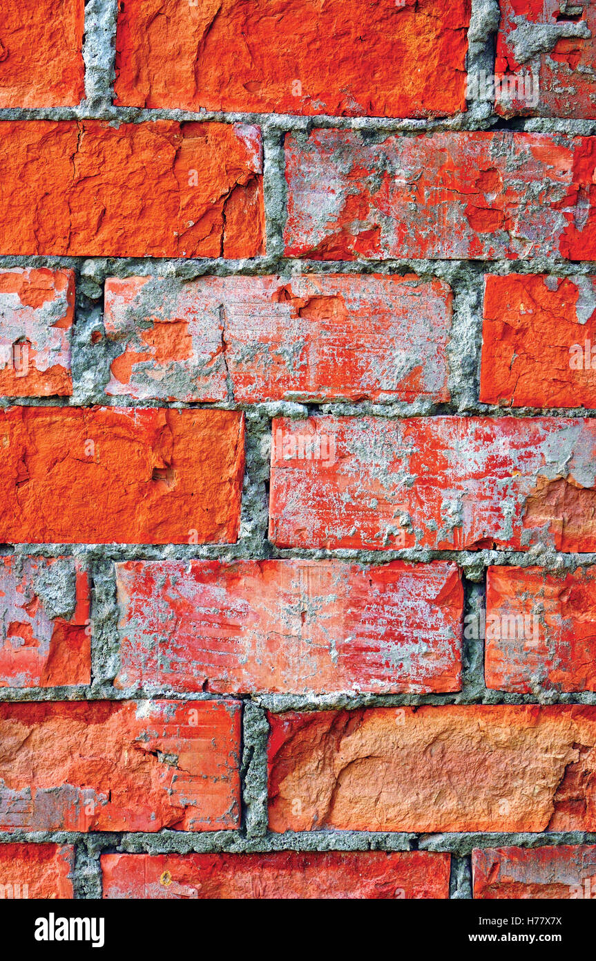 Red Brick Rough Texture Red brick wall texture macro closeup, old detailed rough grunge cracked ...