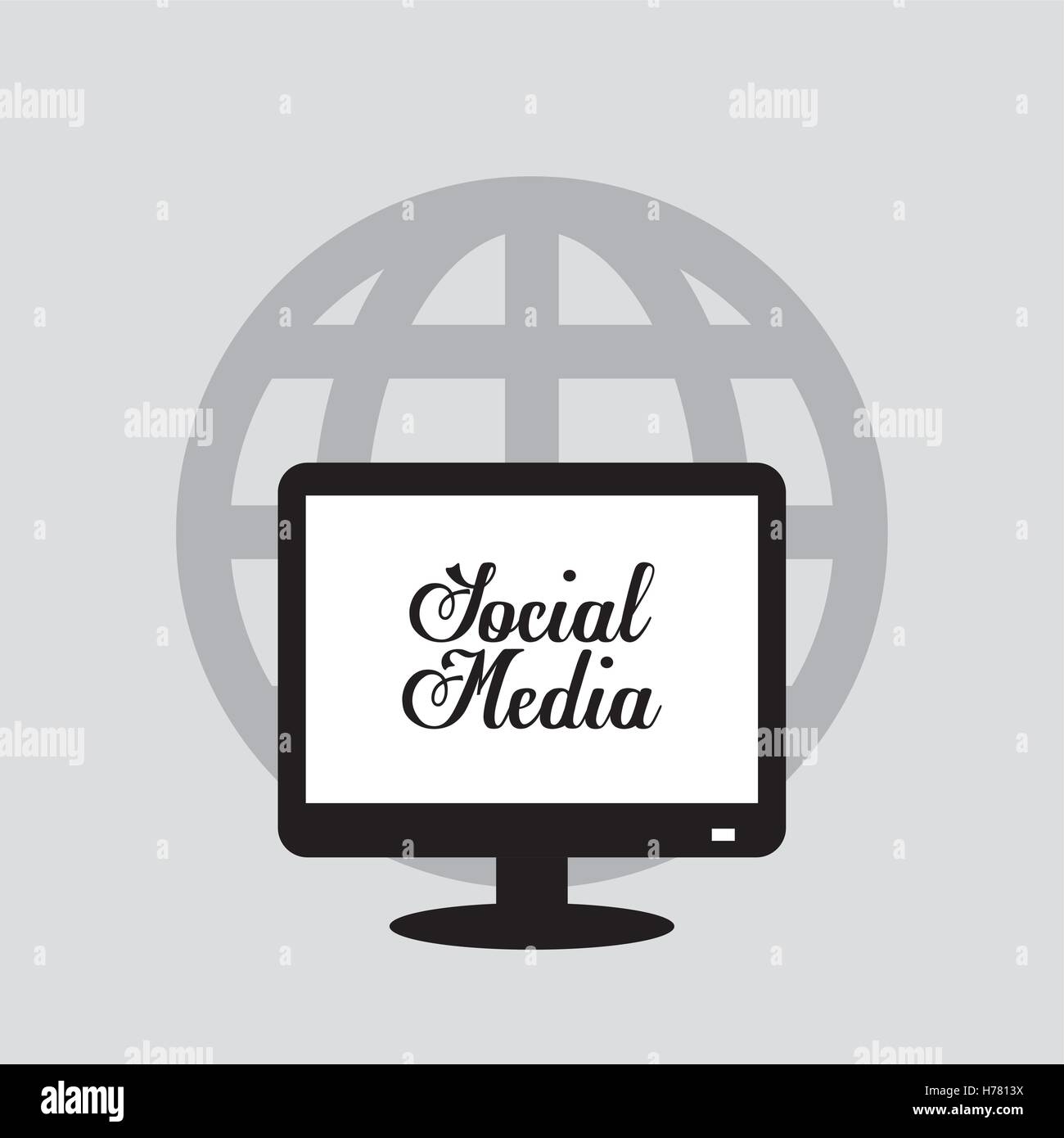 Social media networking icon vector illustration graphic design Stock ...