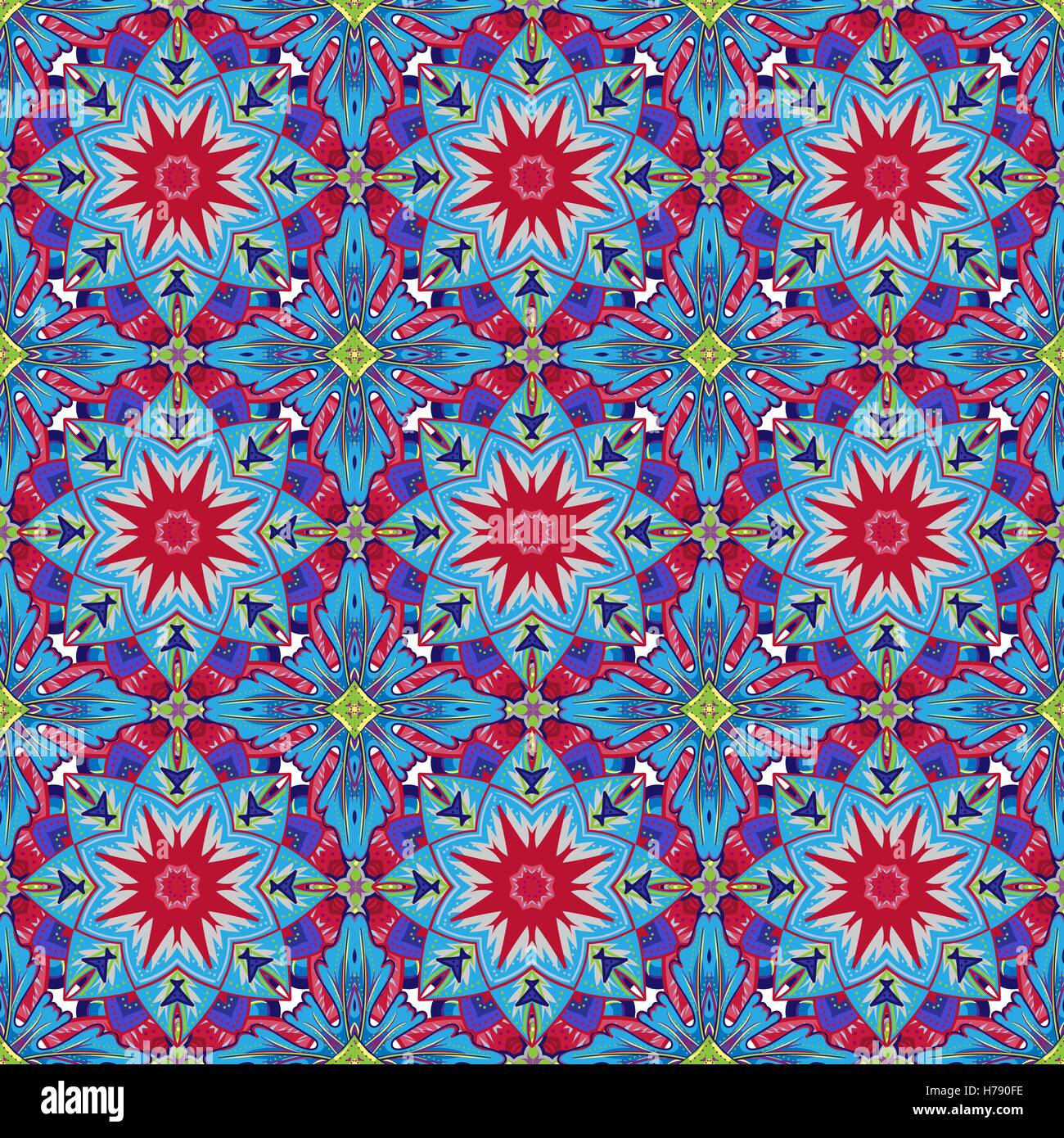Geometric colorful seamless patterns set. Vector repeating texture ...