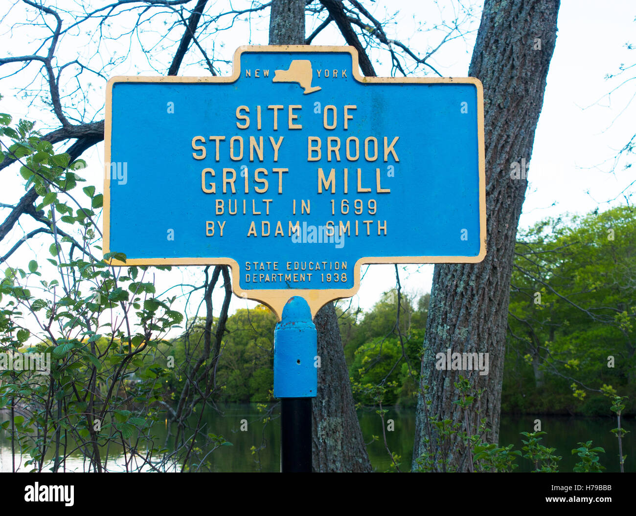 Stony Brook grist mill New York Stock Photo Alamy