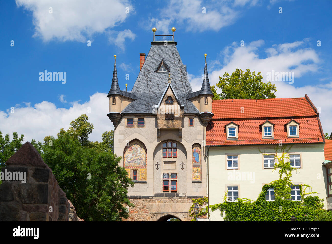 Tower Gate, Meissen, Saxony, Germany Stock Photo