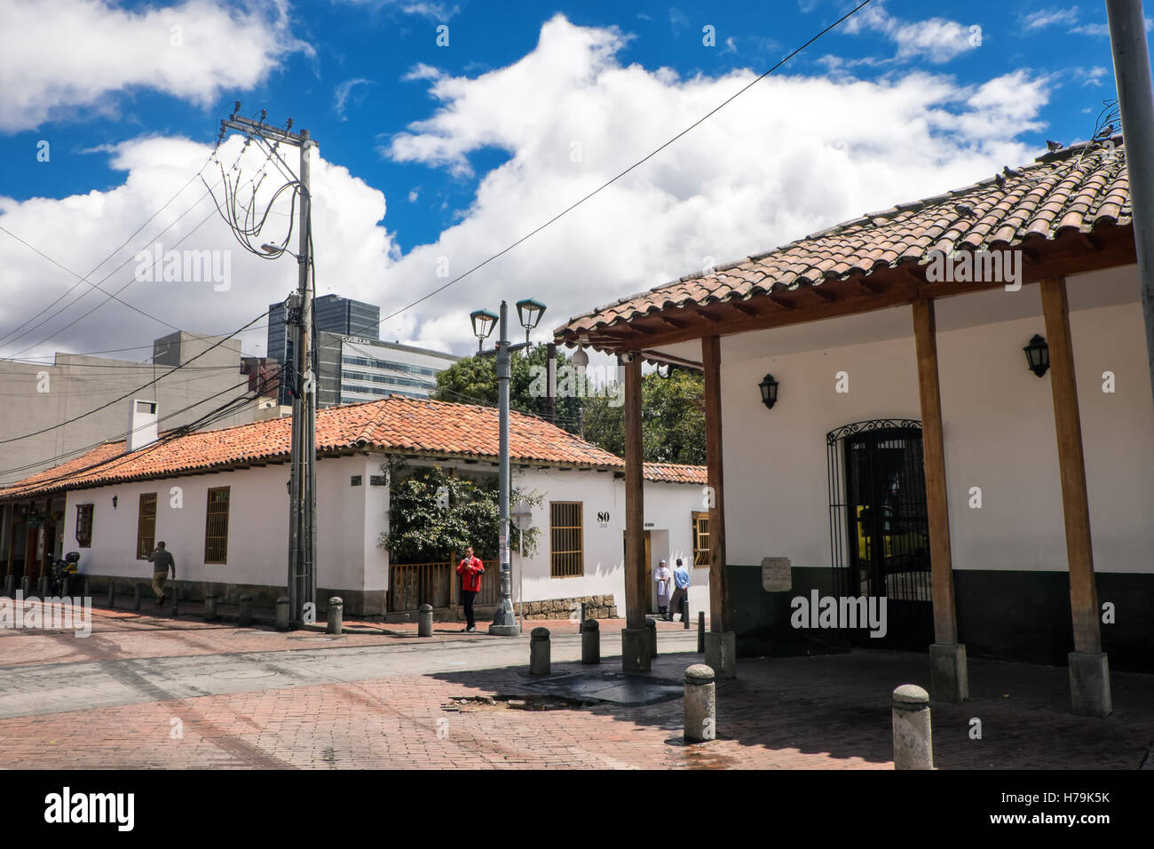 Usaquén neighbourhood Bogotá Stock Photo Alamy