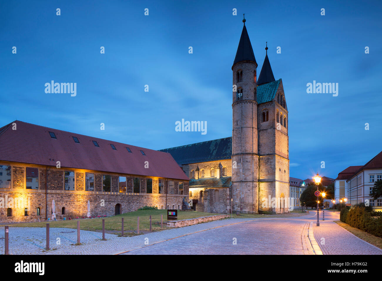Kloster Unser Lieben Frauen, Magdeburg, Saxony-Anhalt, Germany Stock Photo