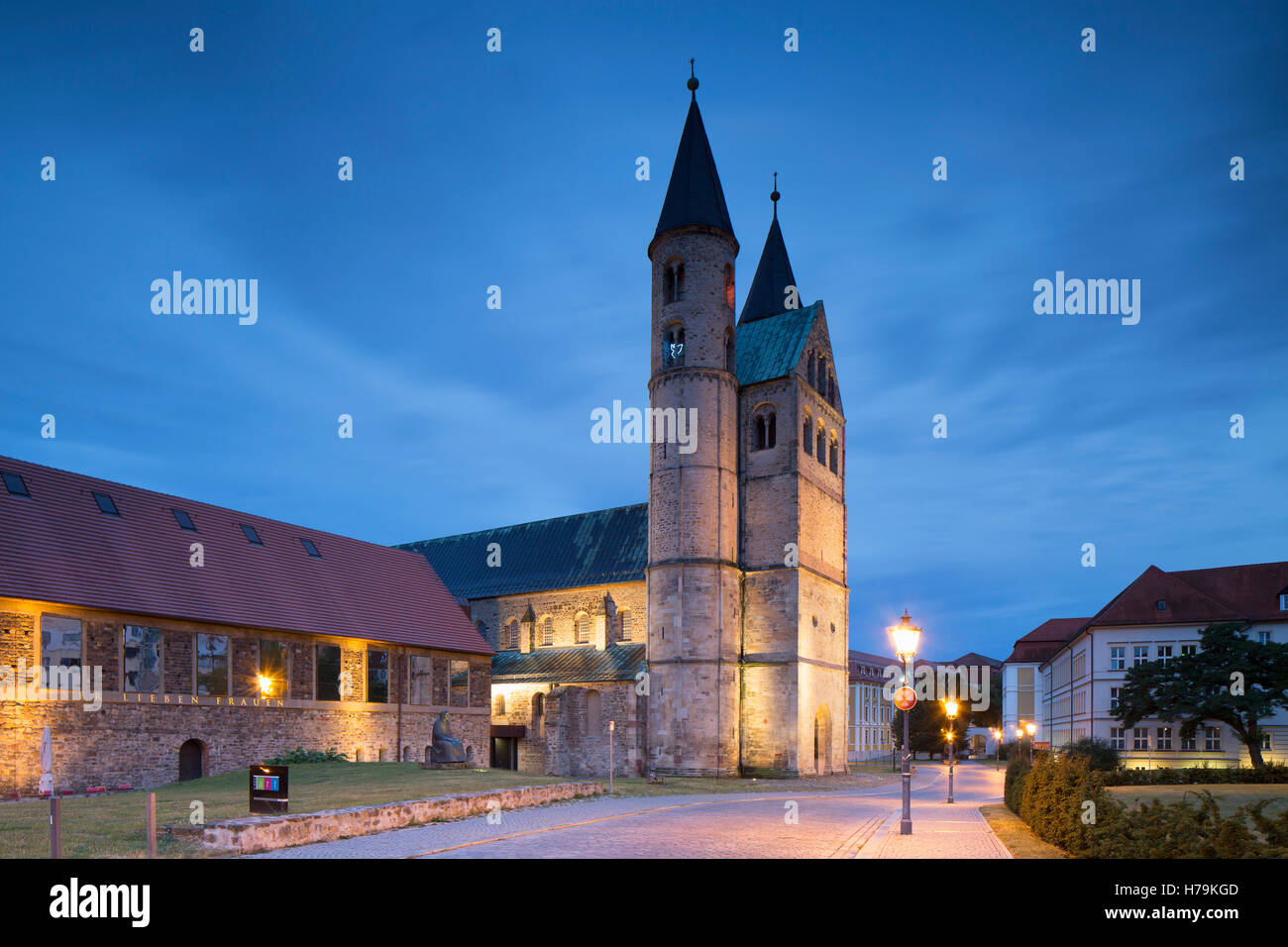 Kloster Unser Lieben Frauen, Magdeburg, Saxony-Anhalt, Germany Stock Photo