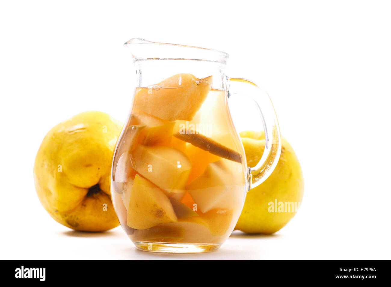 sweet delicious compote of quince Stock Photo Alamy