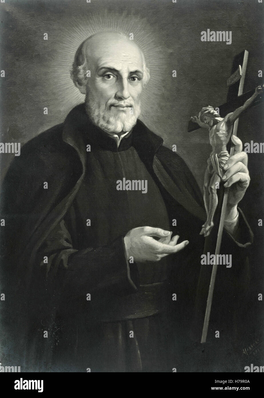 Portrait of B. Julianus Maunoir Stock Photo