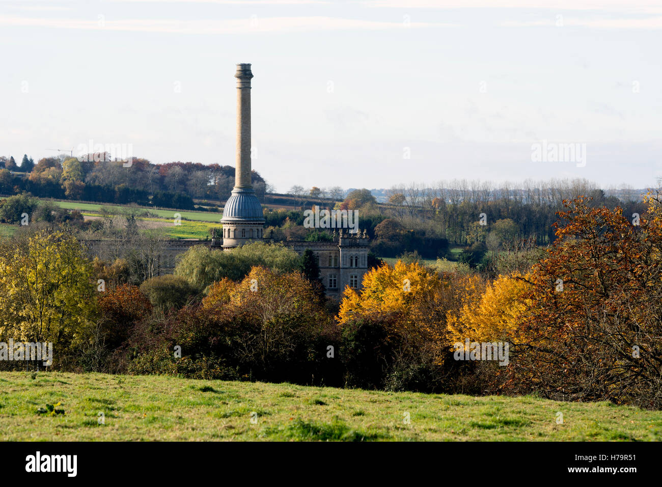 Bliss Mill in autumn, Chipping Norton, Oxfordshire, England, UK Stock Photo