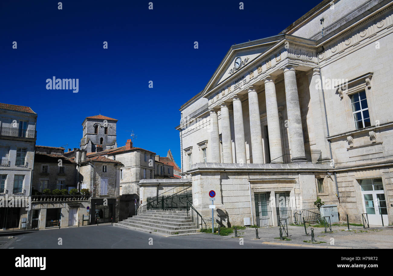 Palace of Justice in Angouleme, capital of the Charente department in France. Stock Photo