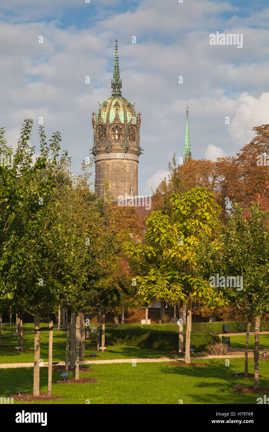 Castle Church Wittenberg High Resolution Stock Photography and Images