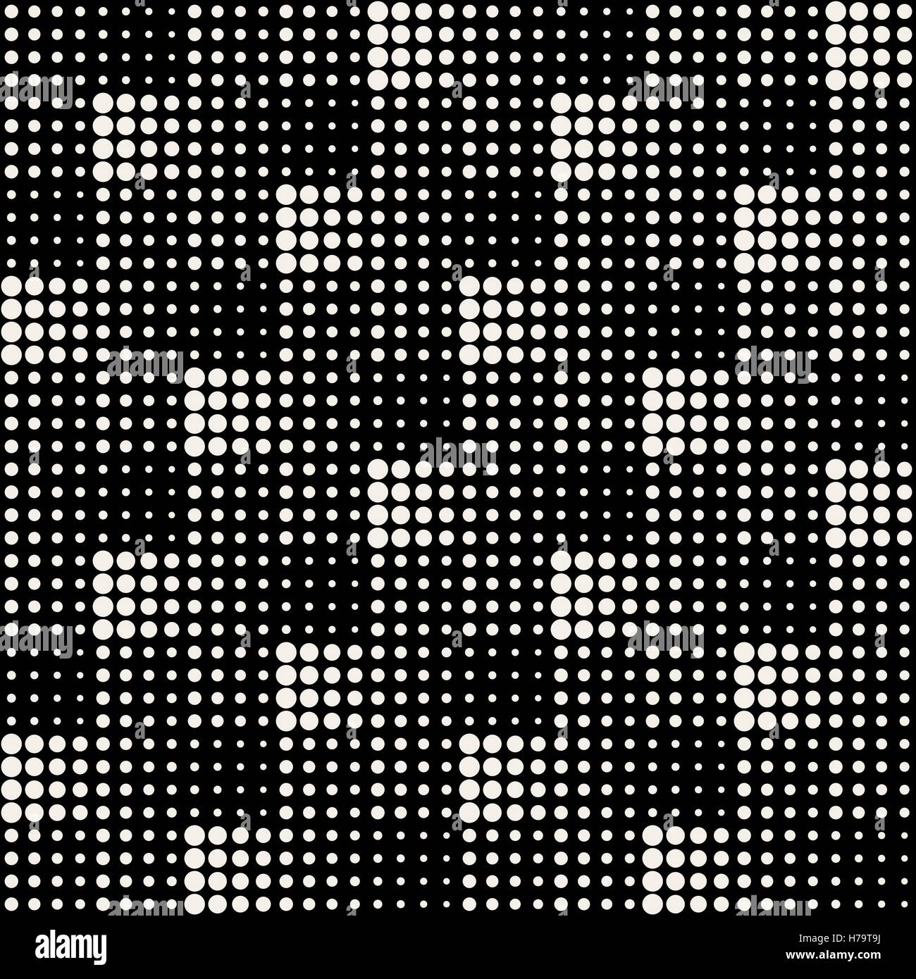 Vector Seamless Black And White Abstract Geometric Cross Circle ...