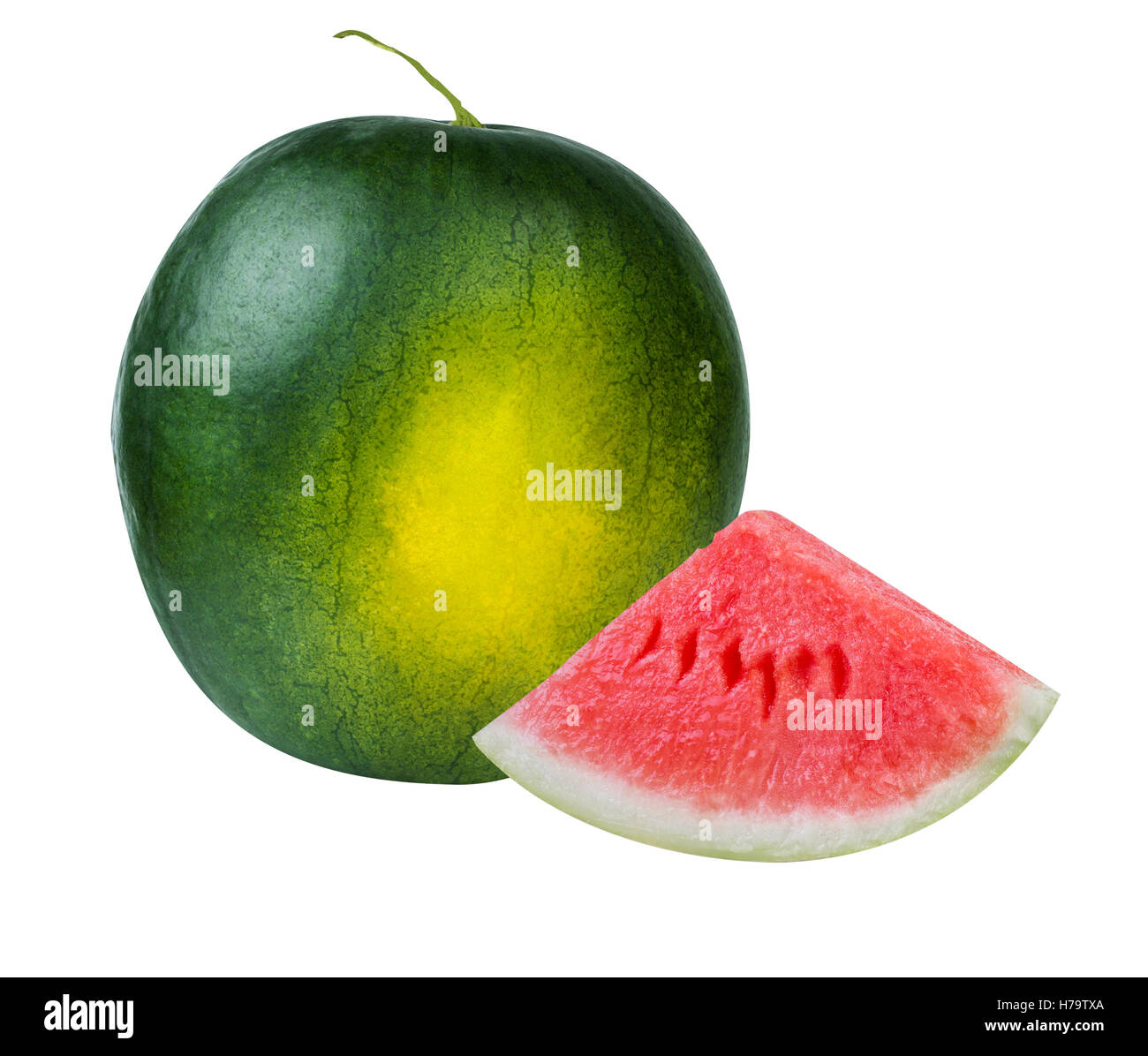 Watermelon isolated on white background Stock Photo - Alamy