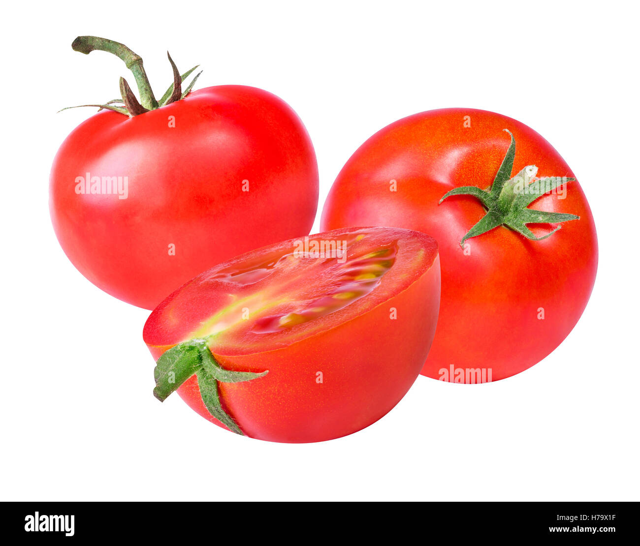 tomato isolated on white background Stock Photo - Alamy